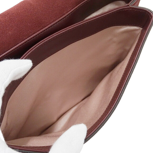 GUCCI Authentic Red GG Marmont Shoulder Bag - Picture 7 of 14